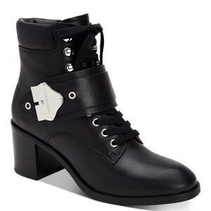 Calvin Klein Black Pahi Ankle Boots